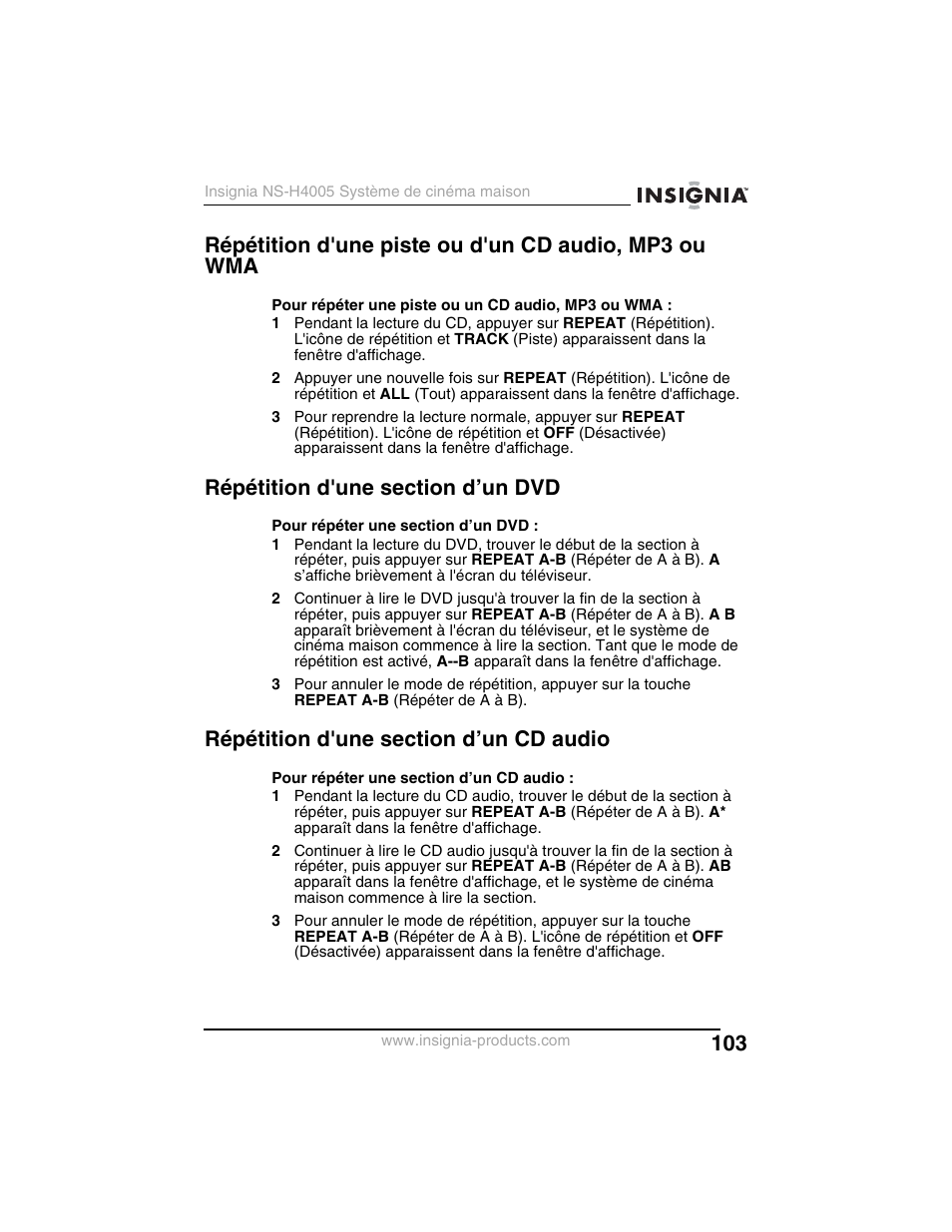 Insignia NS-H4005 User Manual | Page 105 / 208
