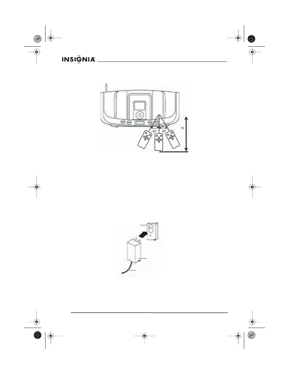 Utilisation de la télécommande, Alimentation, Connexion au secteur | Insignia NS-B2113 User Manual | Page 26 / 62