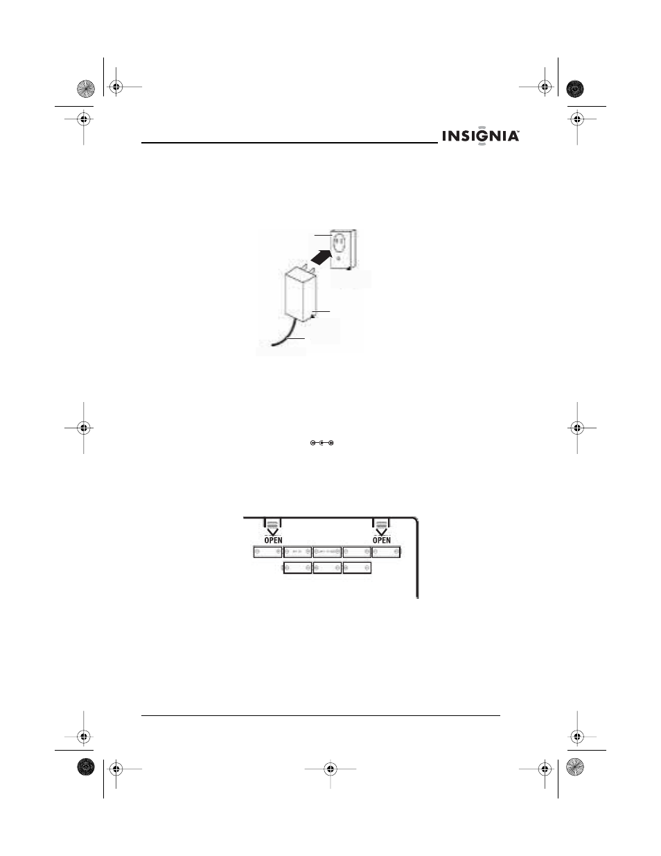 Fuente de alimentación, Conexión a ca, Instalación de las pilas | Insignia NS-B2113 User Manual | Page 47 / 62