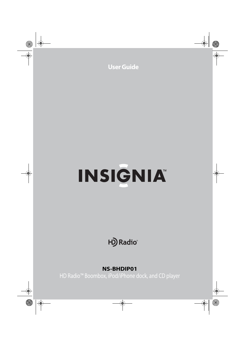 Insignia HD RADIO NS-BHDIP01 User Manual | 21 pages