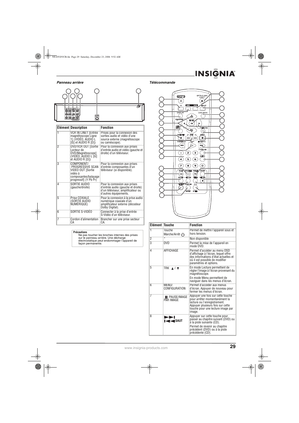 Insignia 55423-3645 User Manual | Page 29 / 78