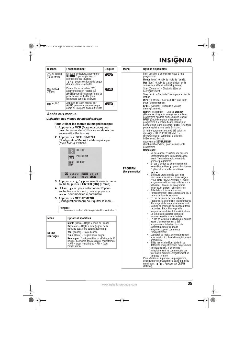 Insignia 55423-3645 User Manual | Page 35 / 78