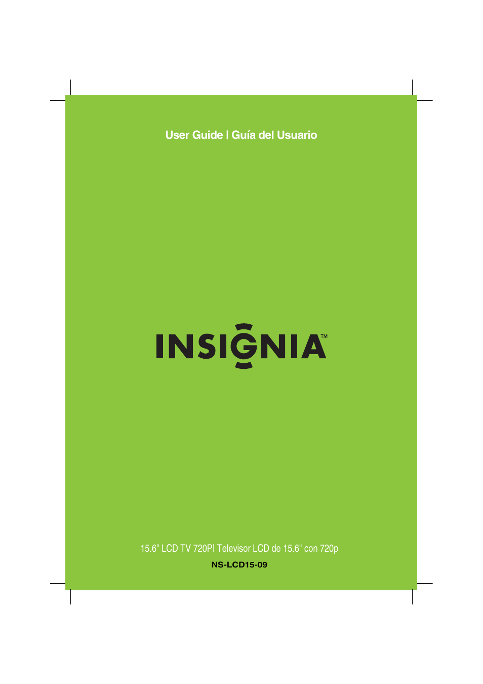 Insignia NS-LCD15-09 User Manual | 40 pages