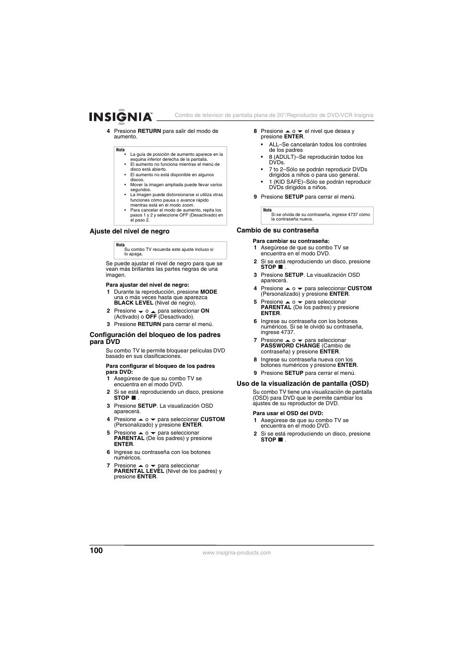Insignia NS-F20TR User Manual | Page 100 / 112