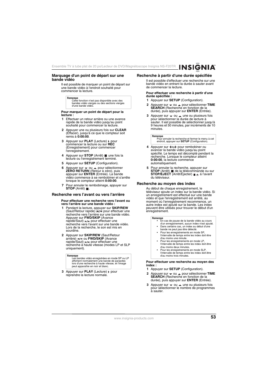 Insignia NS-F20TR User Manual | Page 53 / 112