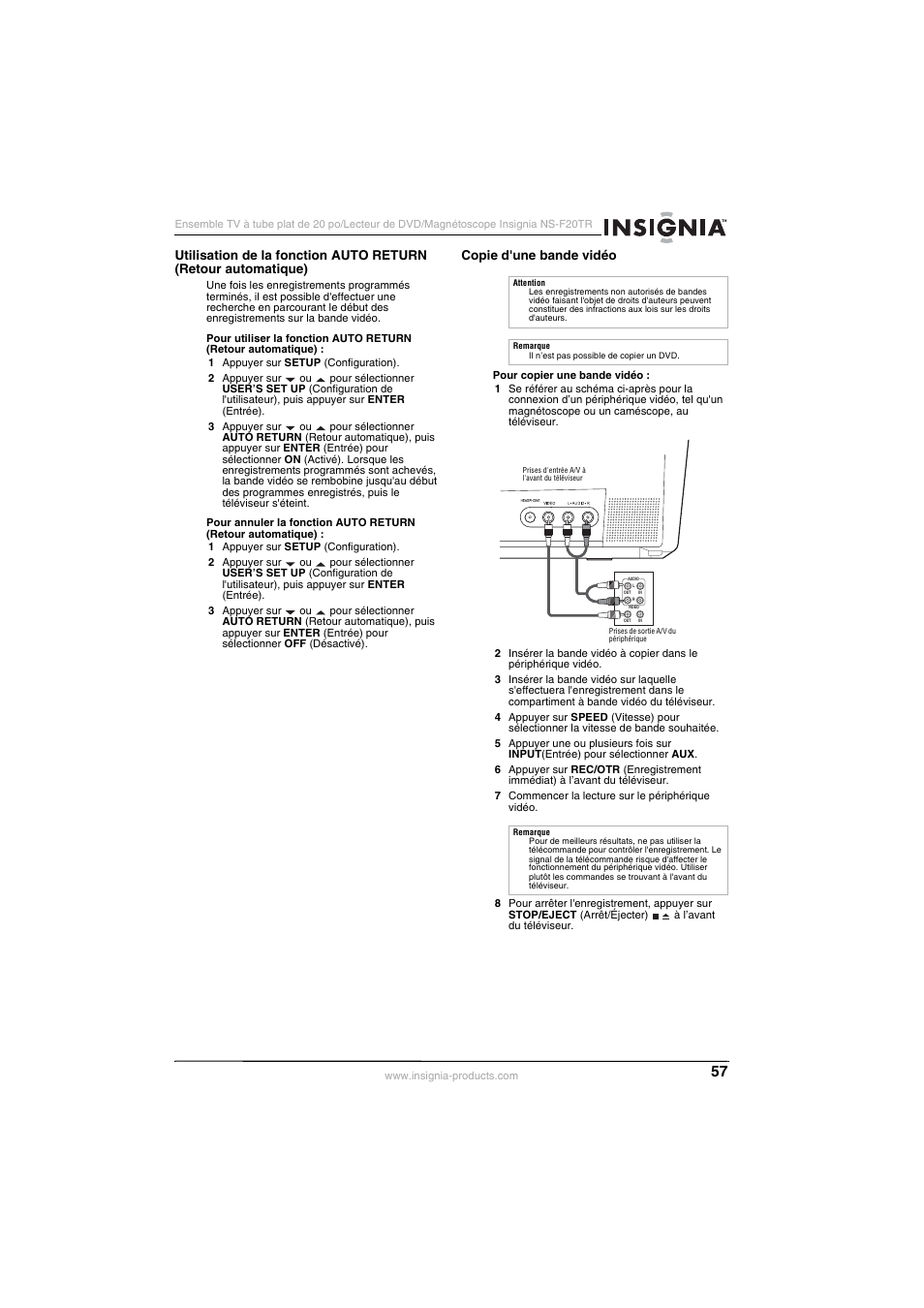 Insignia NS-F20TR User Manual | Page 57 / 112