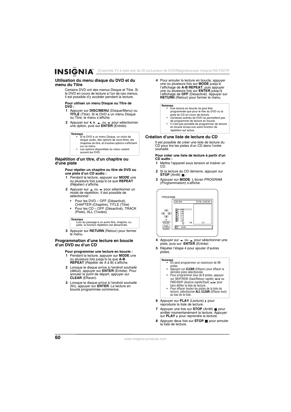 Insignia NS-F20TR User Manual | Page 60 / 112