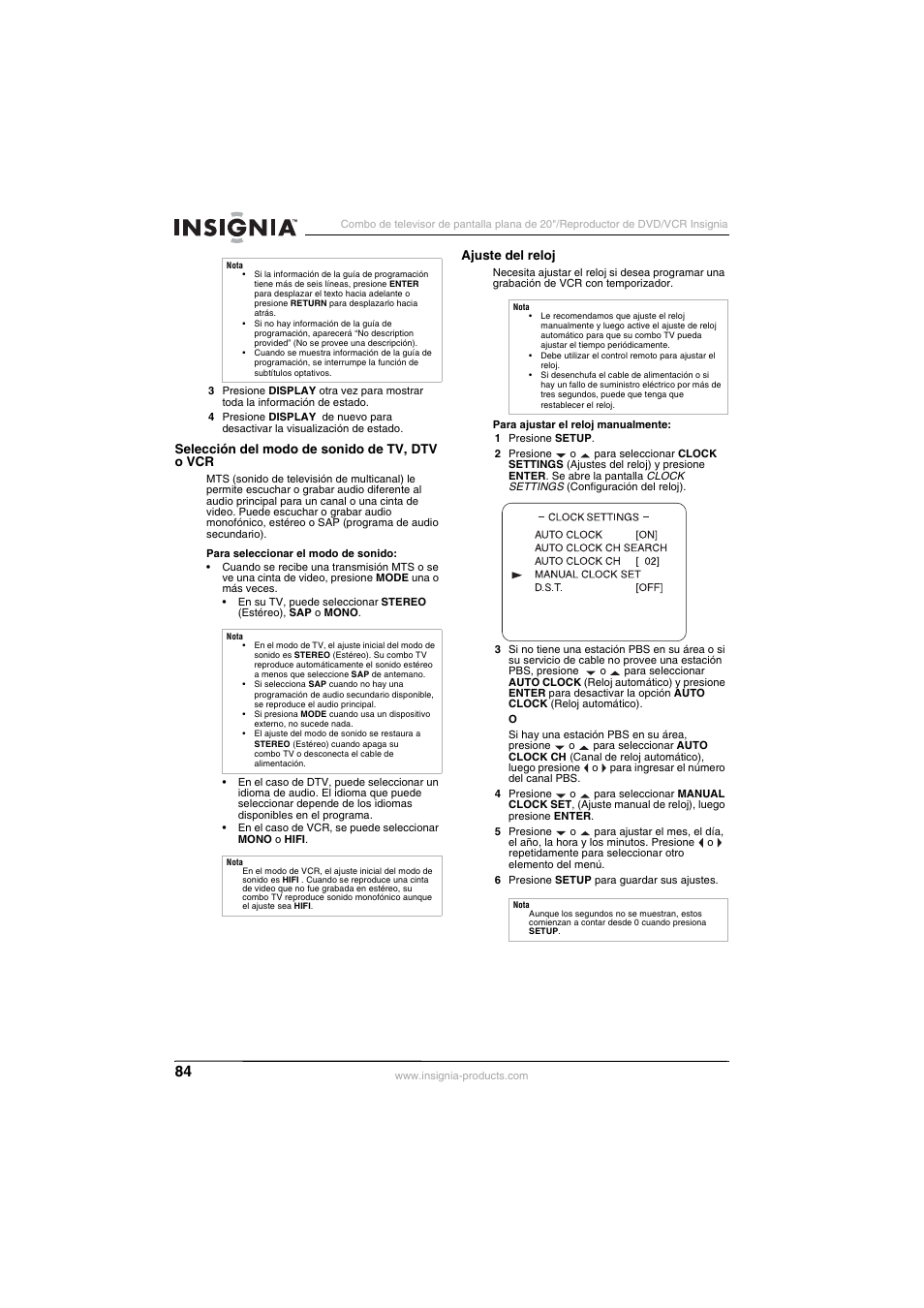 Insignia NS-F20TR User Manual | Page 84 / 112