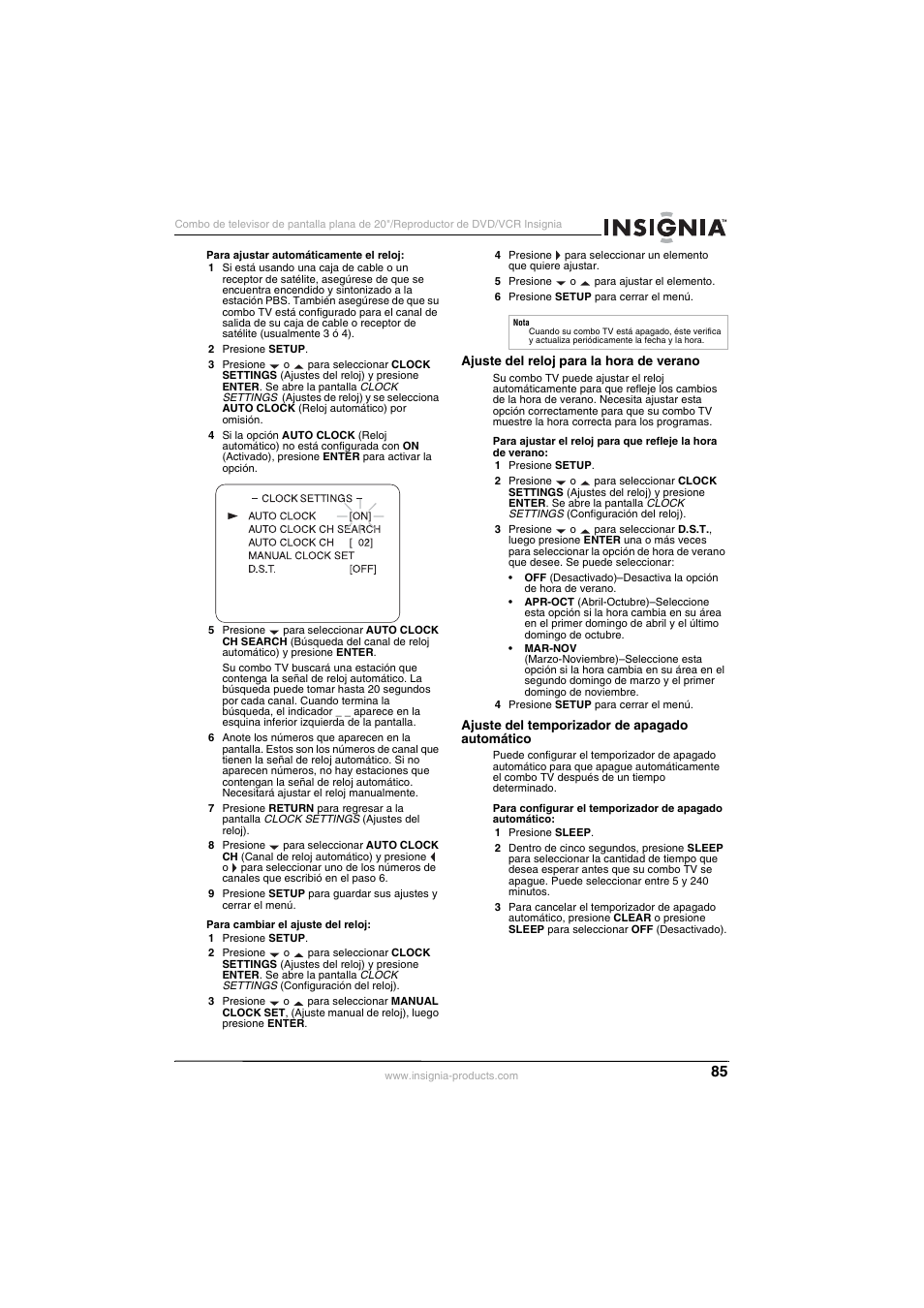 Insignia NS-F20TR User Manual | Page 85 / 112