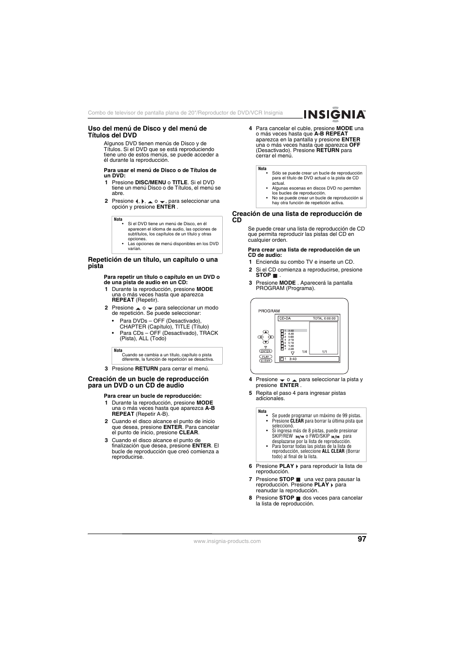 Insignia NS-F20TR User Manual | Page 97 / 112
