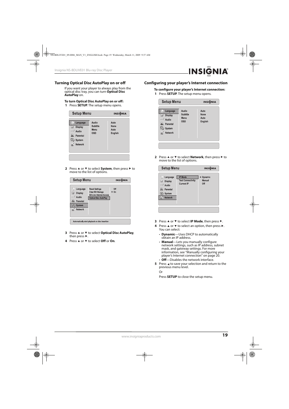 Insignia NS-BDLIVE01 User Manual | Page 23 / 36