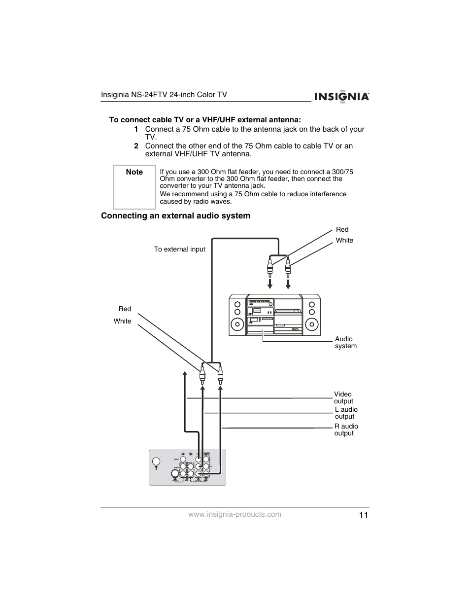Insignia NS-24FTV User Manual | Page 12 / 90