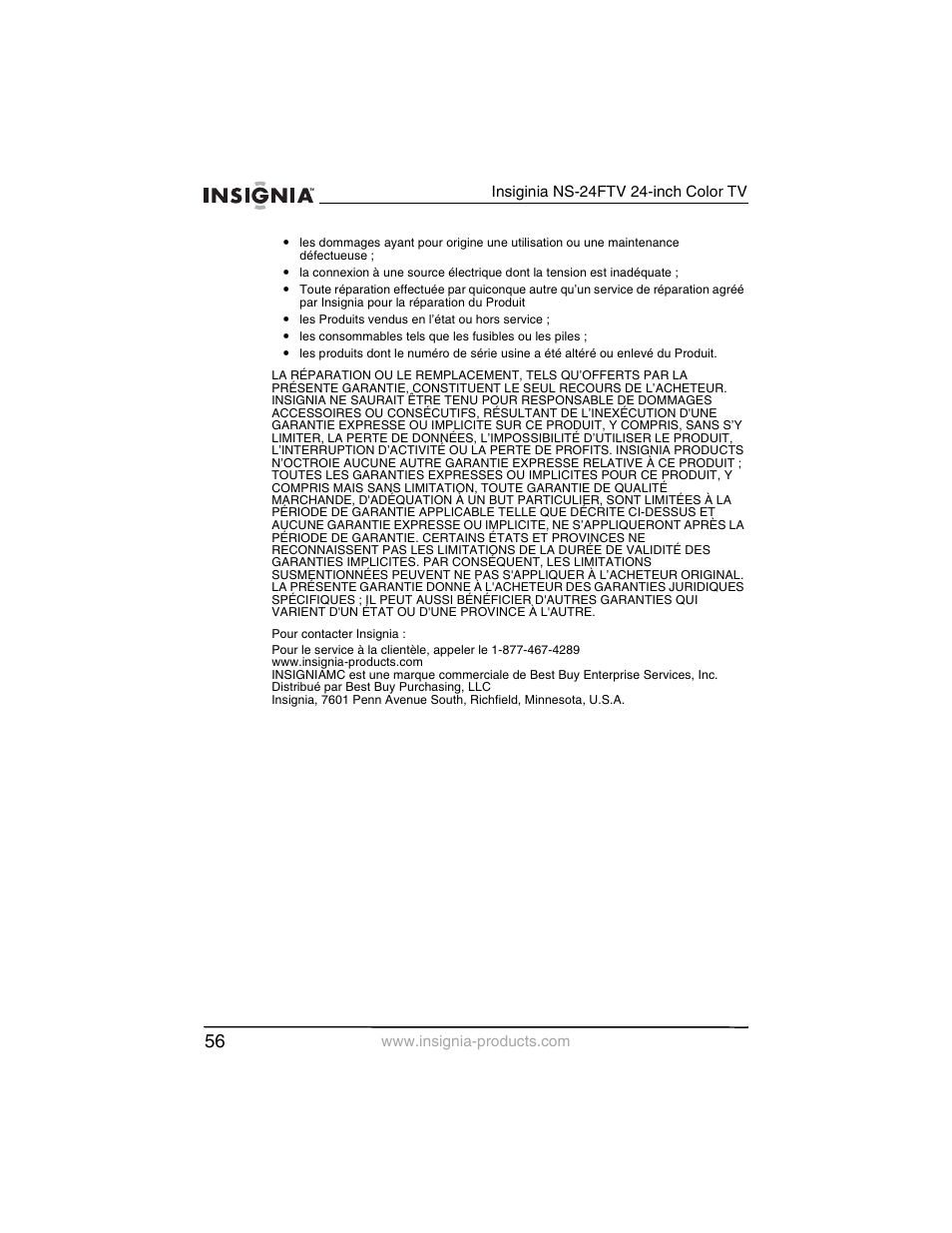 Insignia NS-24FTV User Manual | Page 57 / 90