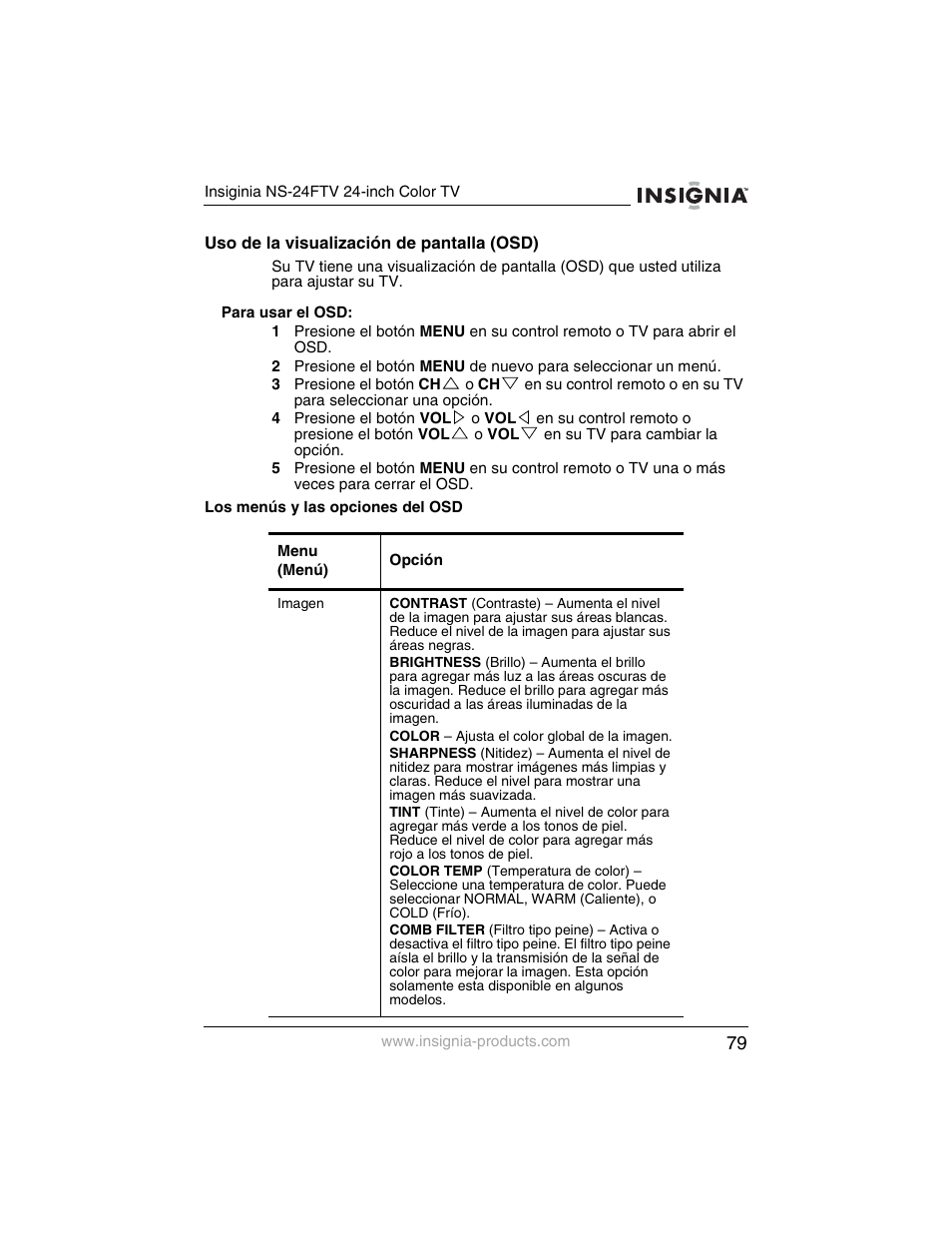 Insignia NS-24FTV User Manual | Page 80 / 90