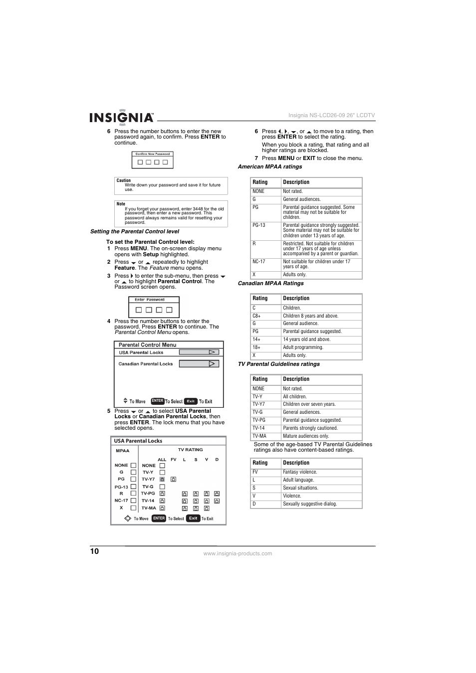 Insignia NS-LCD26-09 User Manual | Page 12 / 40