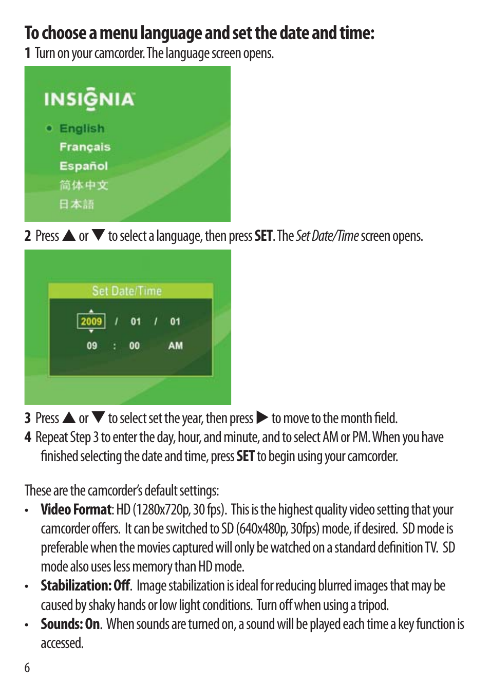 Insignia NS-DV720PBL User Manual | Page 6 / 8