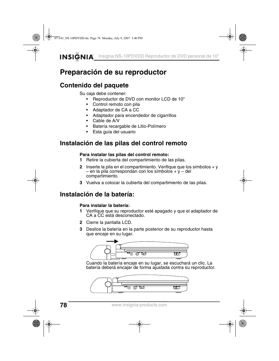 Insignia NS-10PDVDD User Manual | Page 80 / 108