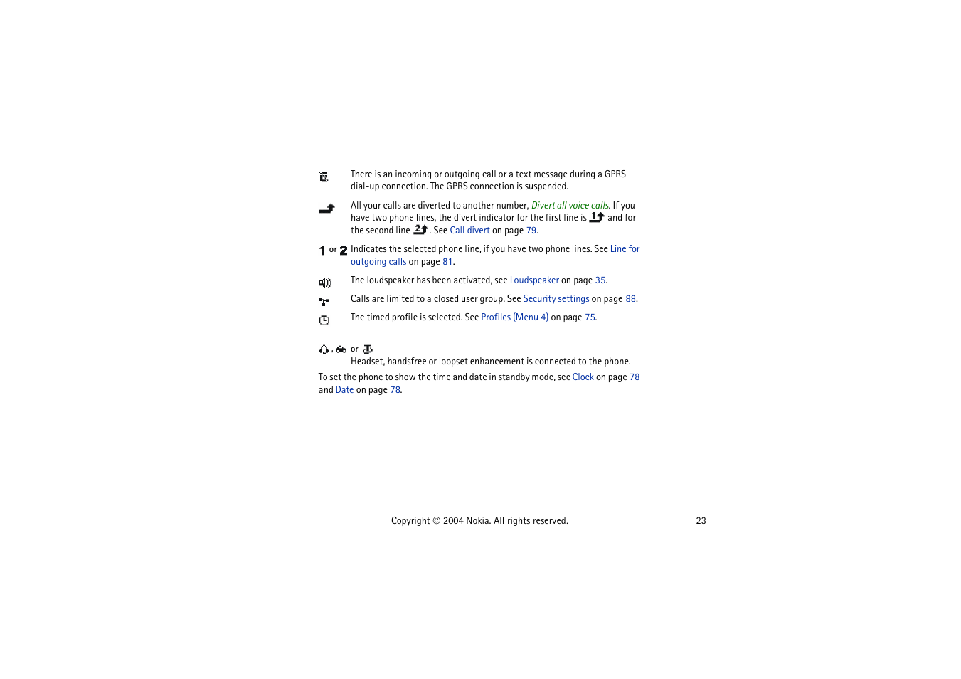 Nokia 3120  EN User Manual | Page 23 / 129