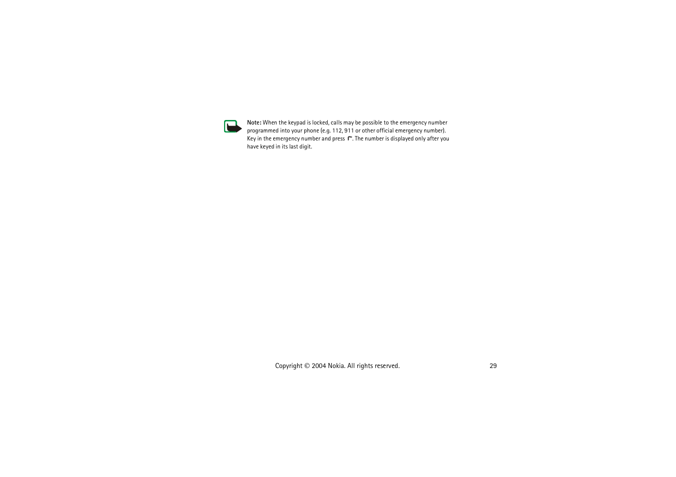 Nokia 3120  EN User Manual | Page 29 / 129