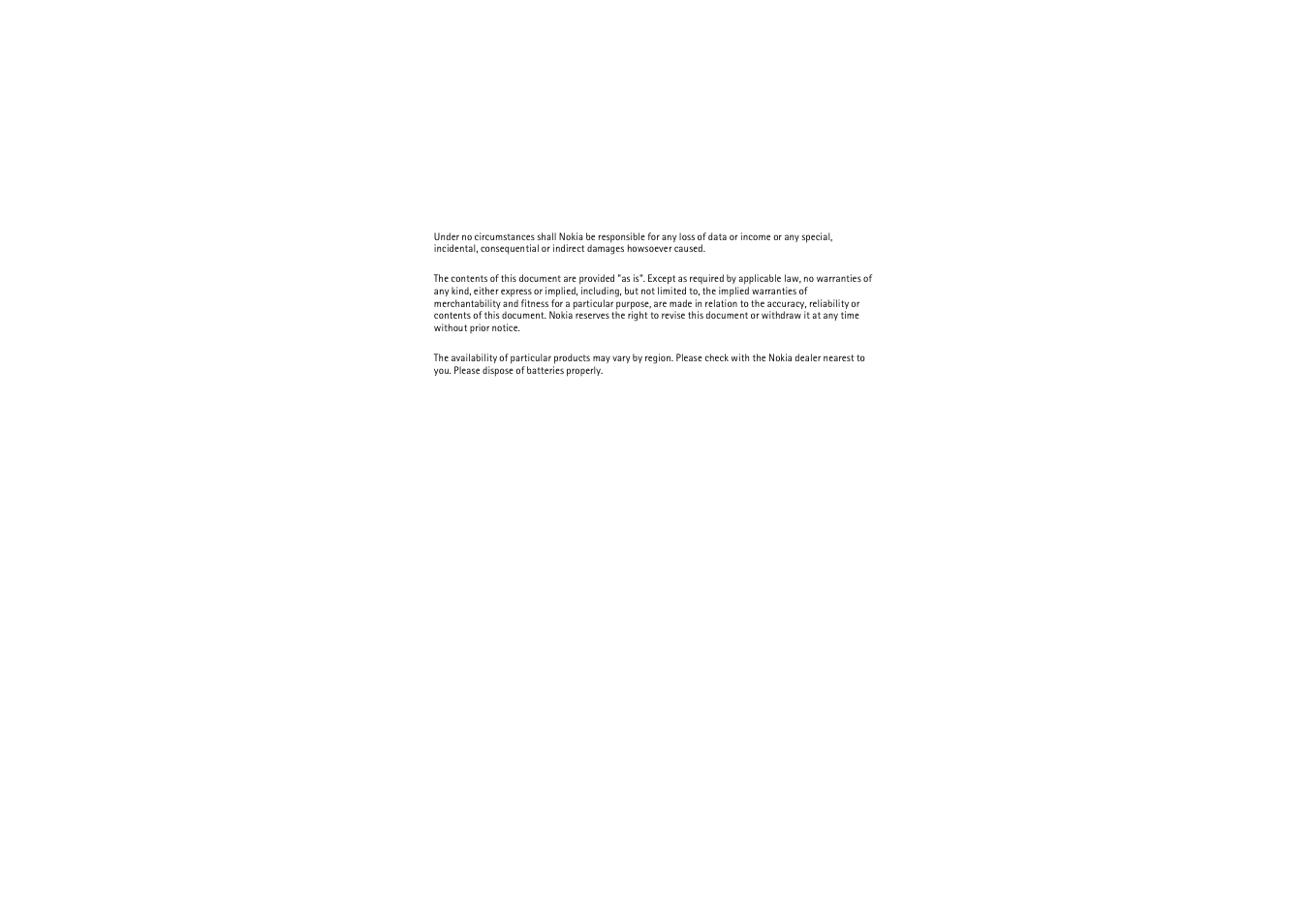 Nokia 3120  EN User Manual | Page 3 / 129