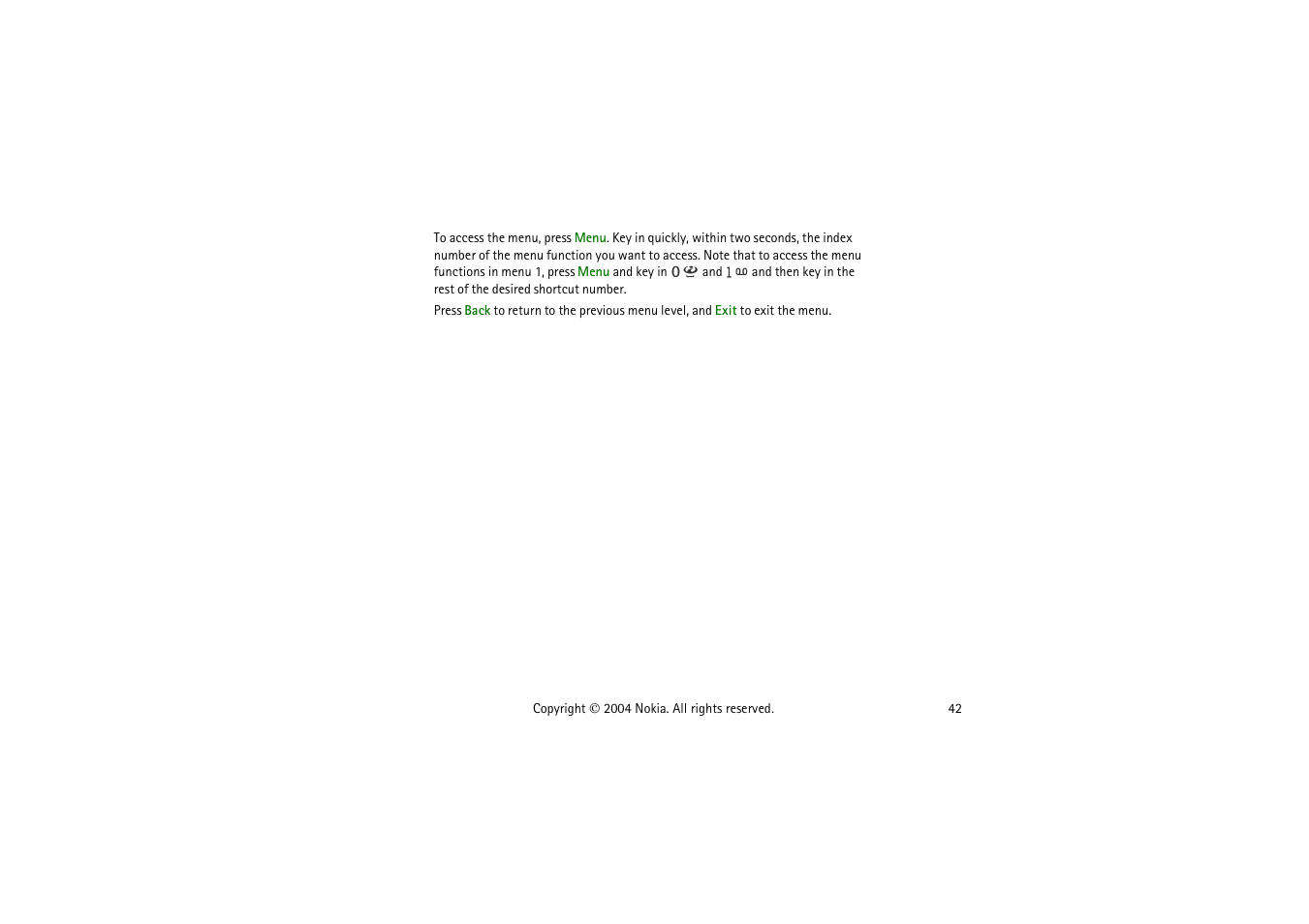 Nokia 3120  EN User Manual | Page 42 / 129
