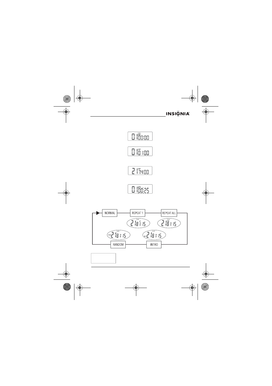 Playing a stopped cd, Play modes | Insignia NS-P3112 User Manual | Page 13 / 70