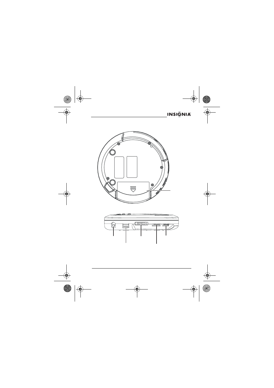 Commandes latérales | Insignia NS-P3112 User Manual | Page 27 / 70