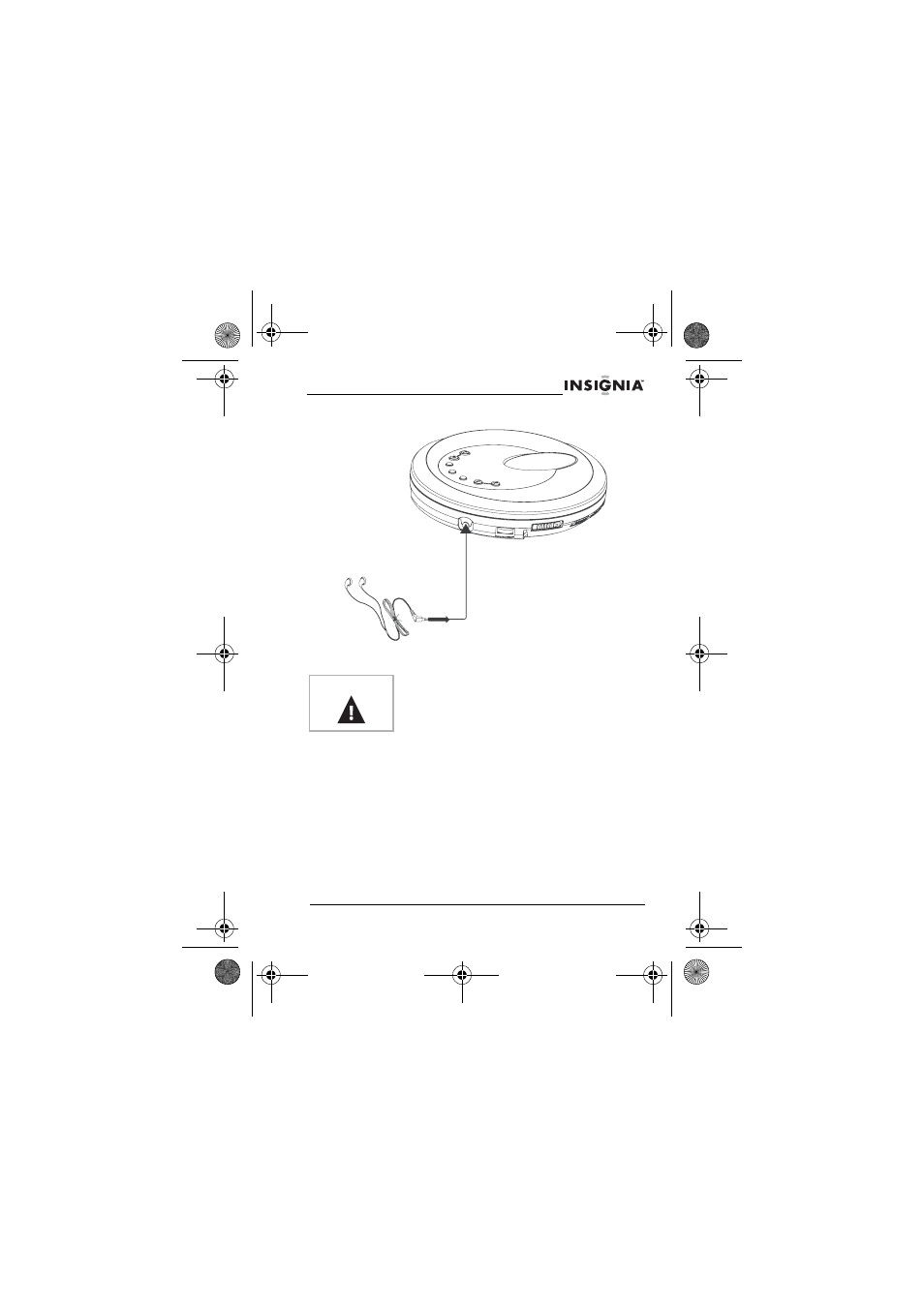 Escuchar con audífonos, Uso del reproductor de cd, Reproducción básica de cd | Insignia NS-P3112 User Manual | Page 55 / 70