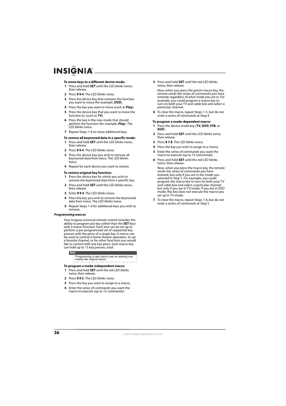 Insignia NS-L55X-10A User Manual | Page 40 / 60