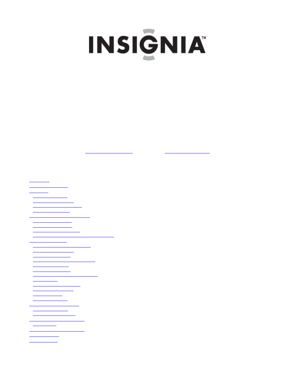 Insignia Sport NS-DA1G User Manual | 76 pages