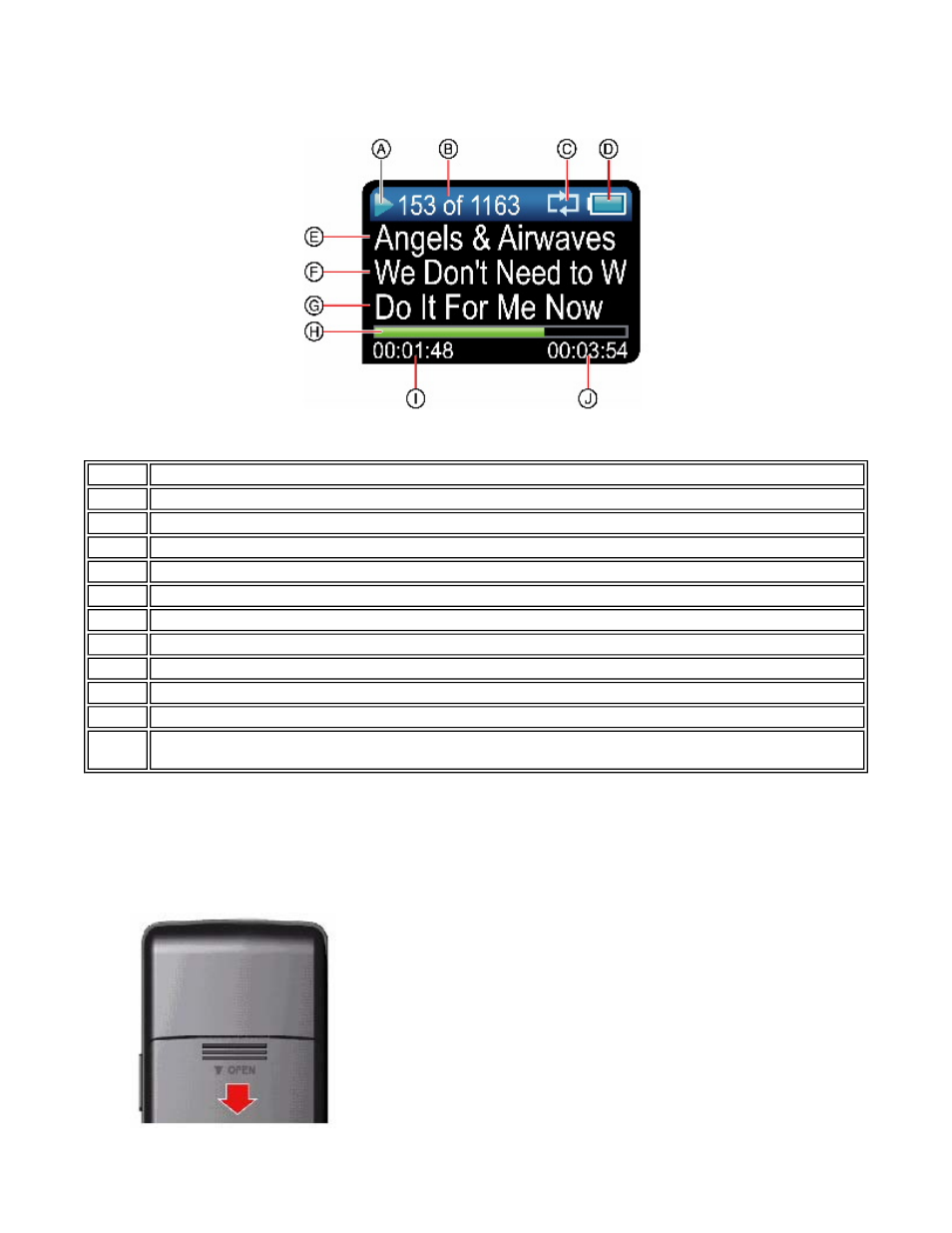 Installation du lecteur de musique | Insignia Sport NS-DA1G User Manual | Page 29 / 76