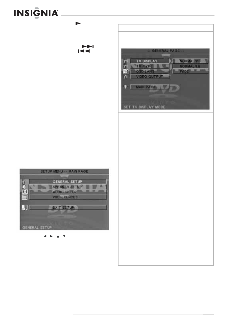 To tune to a preset station, To use auto radio scan, Listening to an external source | To listen to an external source, Accessing and using the setup menus, To use the setup menu | Insignia NS-H2001 User Manual | Page 12 / 62