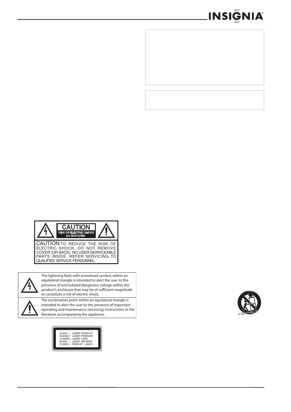 Insignia NS-H2001 User Manual | Page 3 / 62