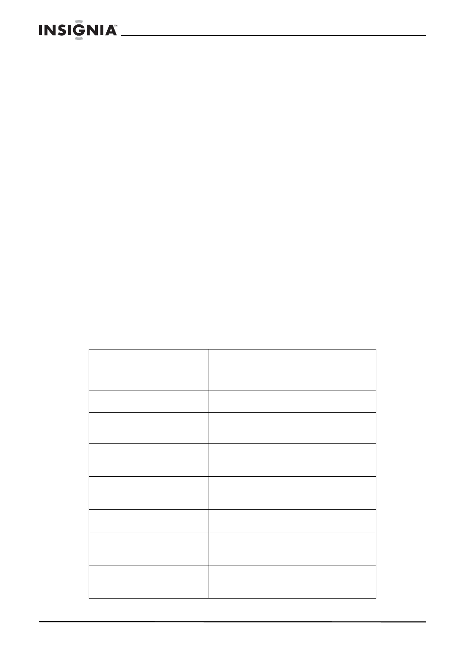 Especificaciones | Insignia NS-8PDVD User Manual | Page 99 / 104