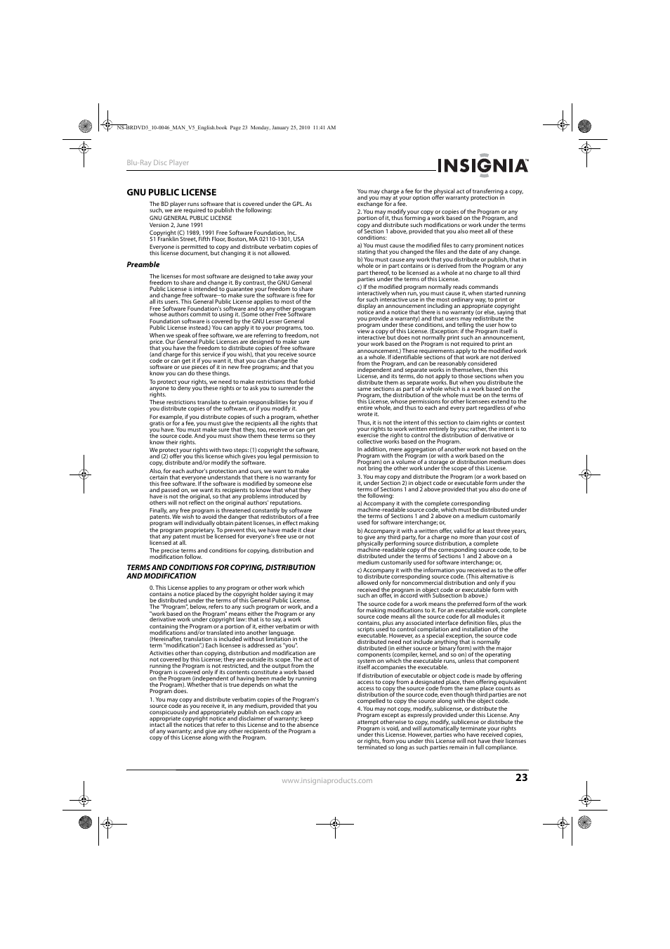 Insignia NS-BRDVD3 User Manual | Page 27 / 32