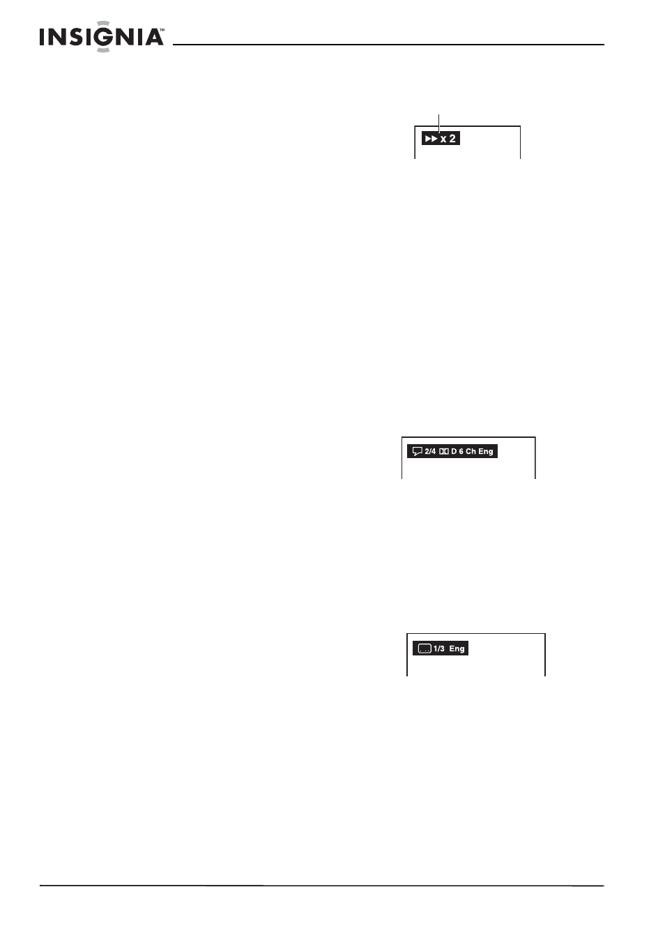 To use a video game system with the monitor, Playing discs, Pausing playback (still mode) | To pause play, Stopping playback, To stop play, Skipping tracks, To skip to a different track, Scanning with fast forward/fast reverse, To scan dvds | Insignia NS-MDDVD10 User Manual | Page 14 / 58