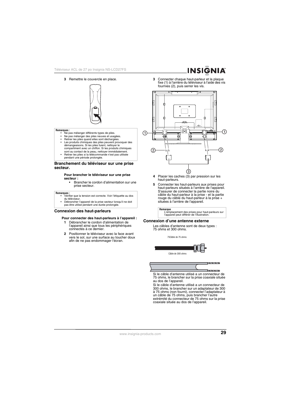 Insignia NS-LCD27FS User Manual | Page 29 / 74