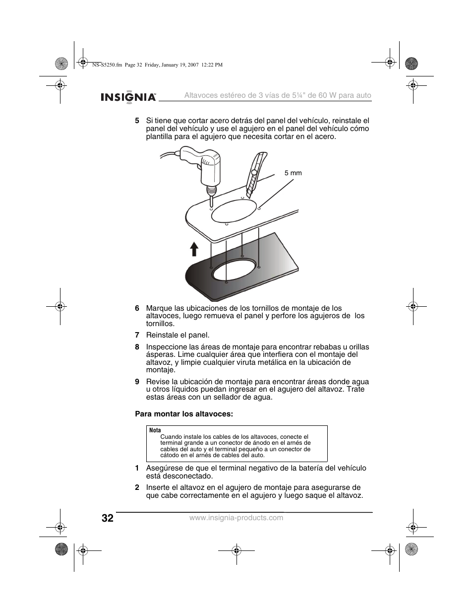 Insignia NS-S5250 User Manual | Page 32 / 40