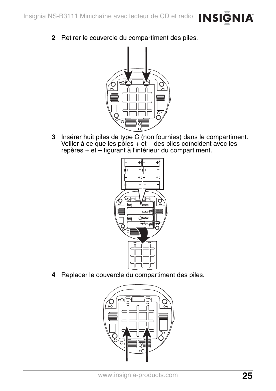 Insignia NS-B3111 User Manual | Page 25 / 56