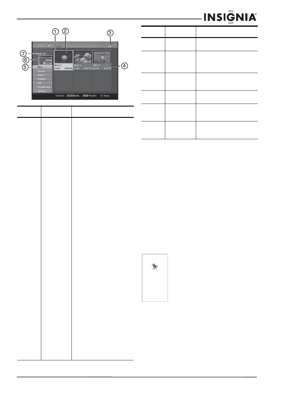 Títulos, capítulos y partes | Insignia NS-DVDR1 User Manual | Page 105 / 118