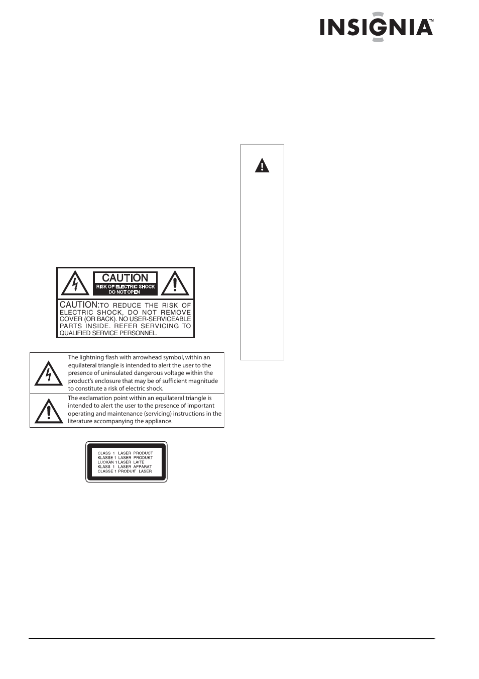 Insignia NS-DVDR1 User Manual | Page 3 / 118