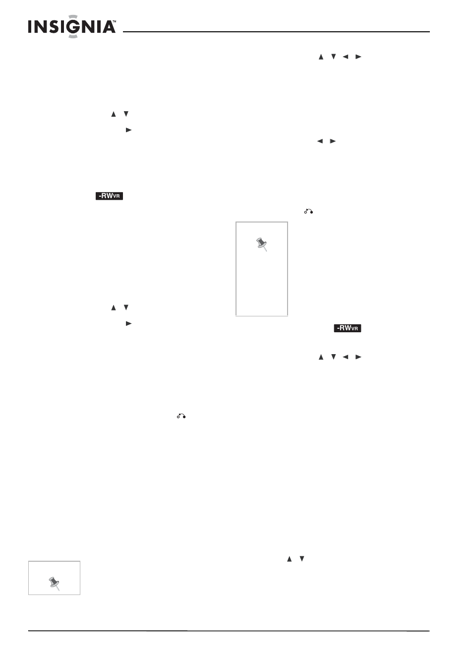 Pour créer une nouvelle liste de lecture, Pour supprimer un chapitre ou un titre, Suppression d'une partie | Pour supprimer une partie d'un titre | Insignia NS-DVDR1 User Manual | Page 68 / 118