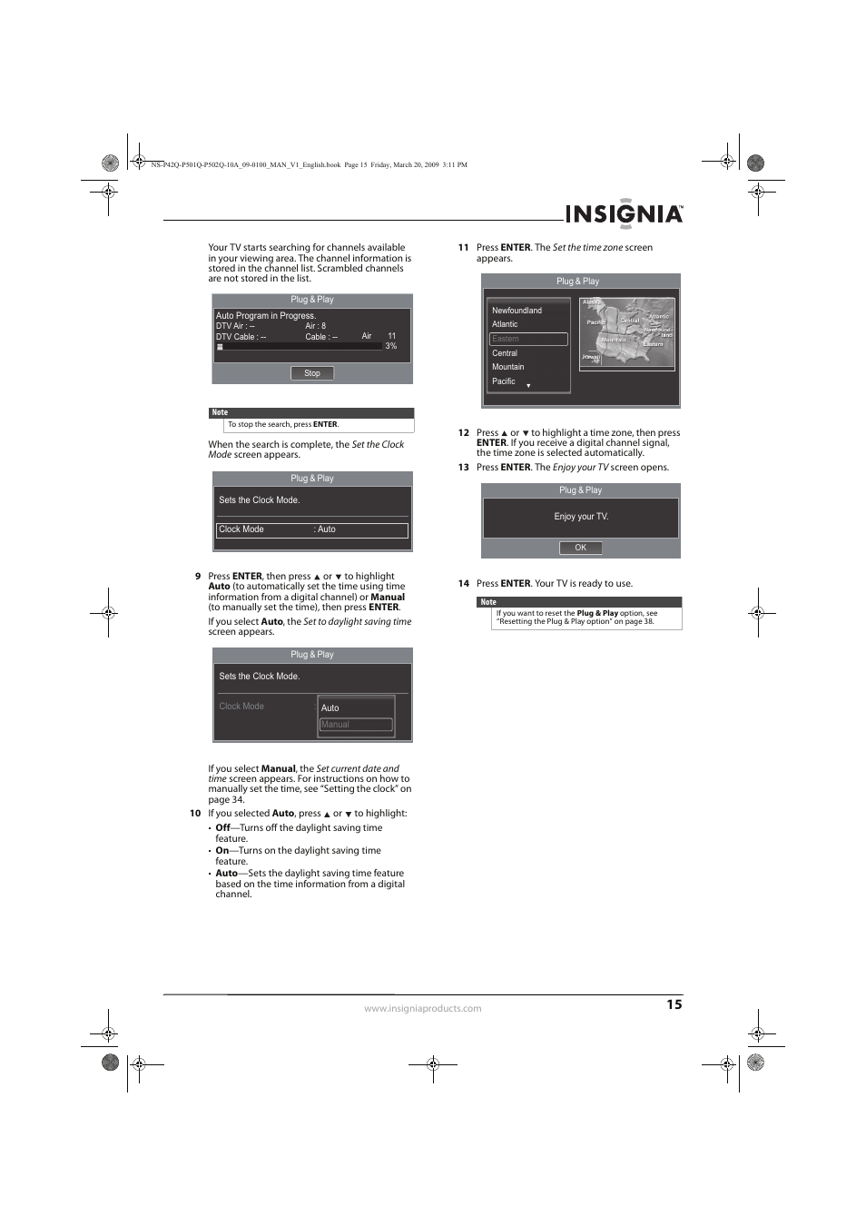 Insignia NS-P42Q10A User Manual | Page 19 / 52