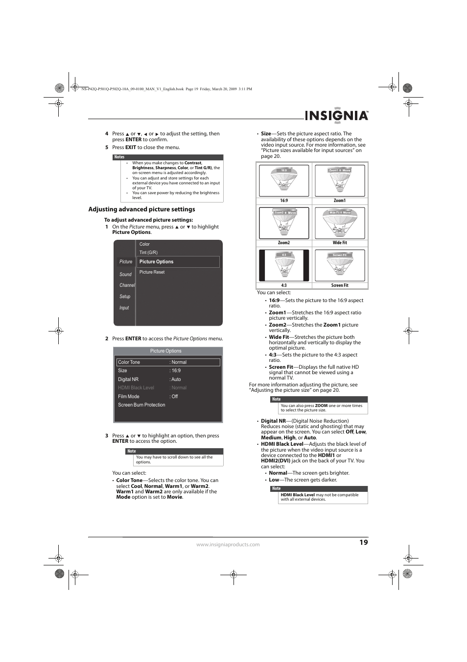 Insignia NS-P42Q10A User Manual | Page 23 / 52
