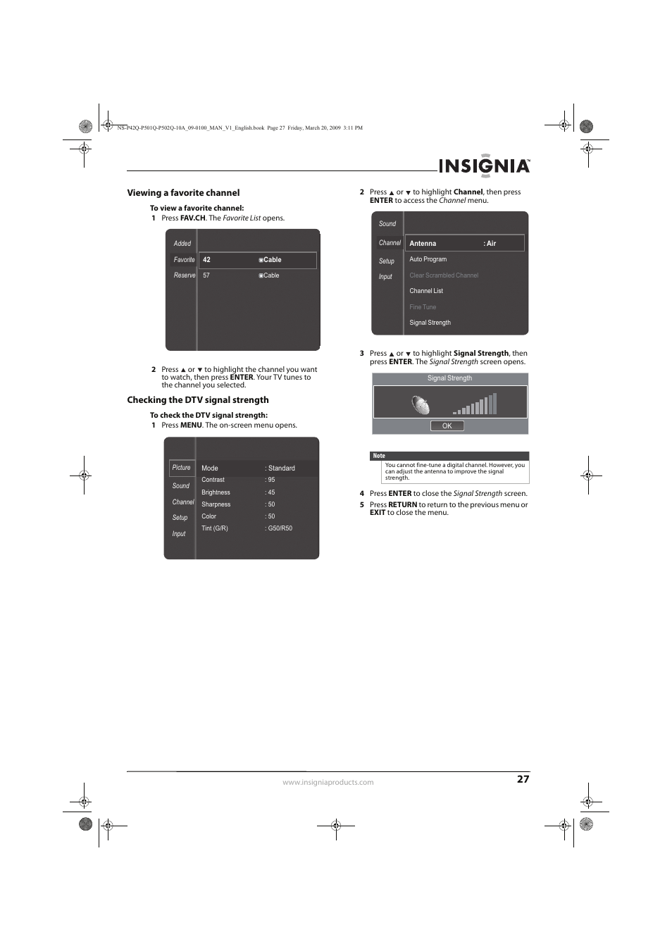 Insignia NS-P42Q10A User Manual | Page 31 / 52