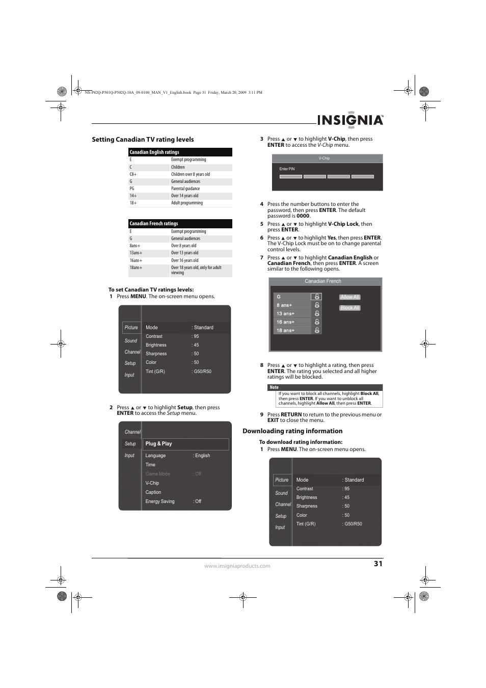 Insignia NS-P42Q10A User Manual | Page 35 / 52