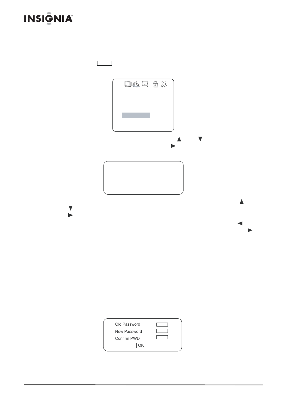 Password setup page | Insignia IS-PD7BL User Manual | Page 131 / 156