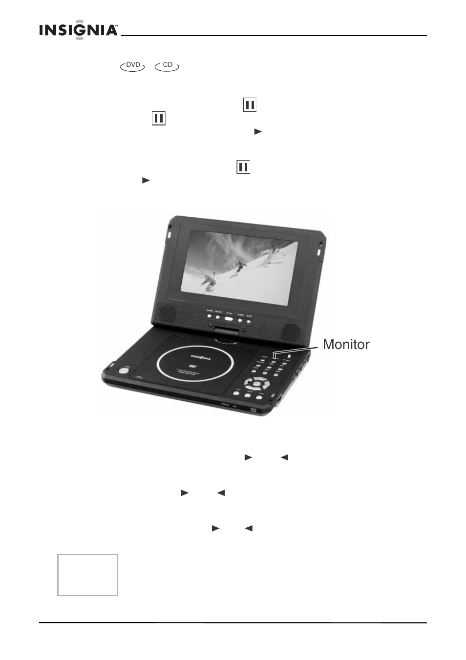 Monitor | Insignia IS-PD7BL User Manual | Page 19 / 156