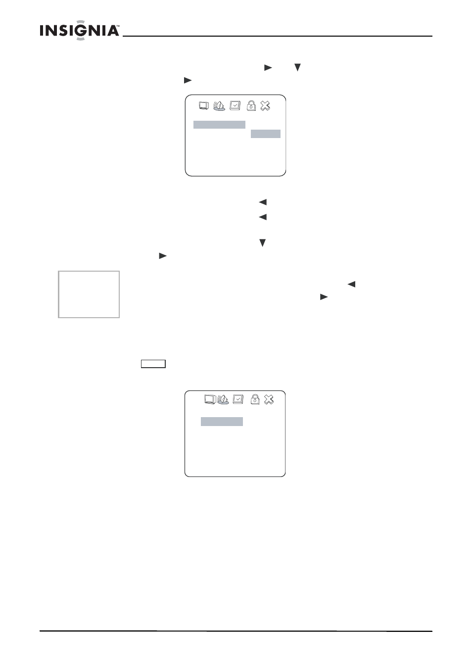 Setup menu - main page | Insignia IS-PD7BL User Manual | Page 23 / 156