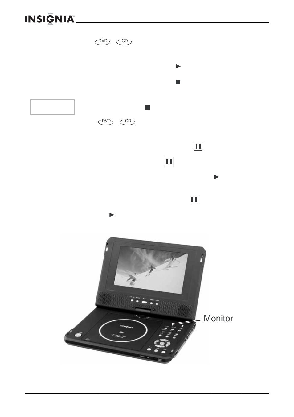 Monitor | Insignia IS-PD7BL User Manual | Page 69 / 156